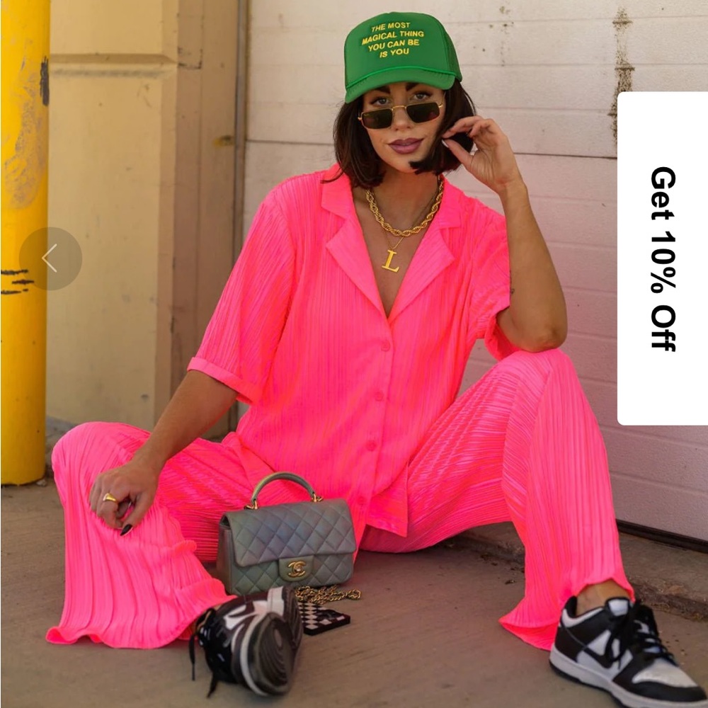 Dressed in LaLa Plisse Set